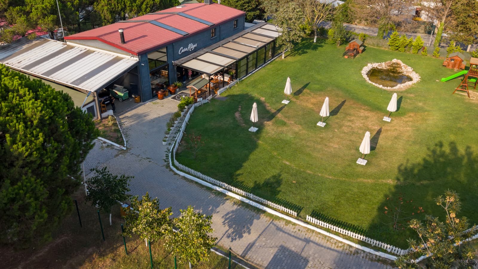 Casa Kilyos tesisinin havadan görünümü — Kumköy, Sarıyer
